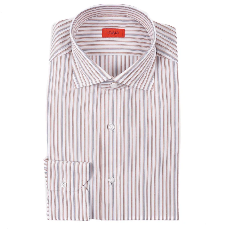 Isaia Modern-Fit Dress Shirt Practical Men's Multi