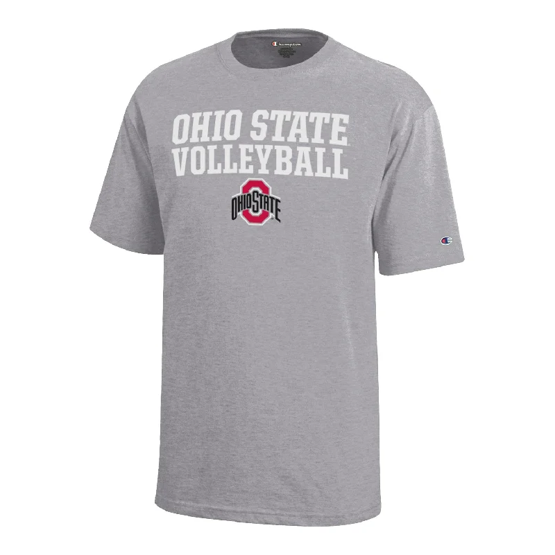 Youth Ohio State Buckeyes Champion Volleyball T-Shirt Confident Men's High