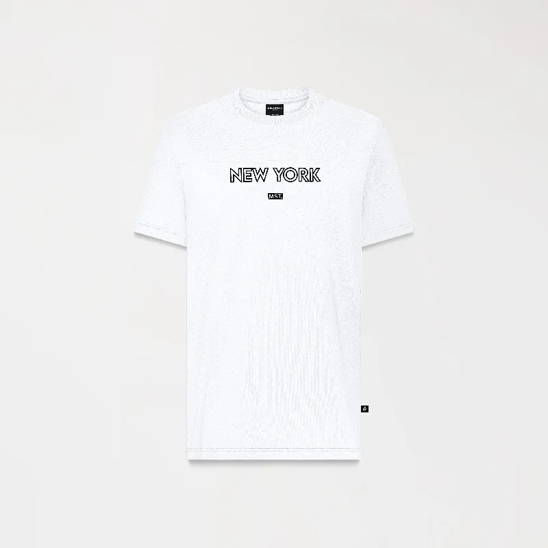 MISTY T-SHIRT MEN WHITE Sporty Men's Athleisure 