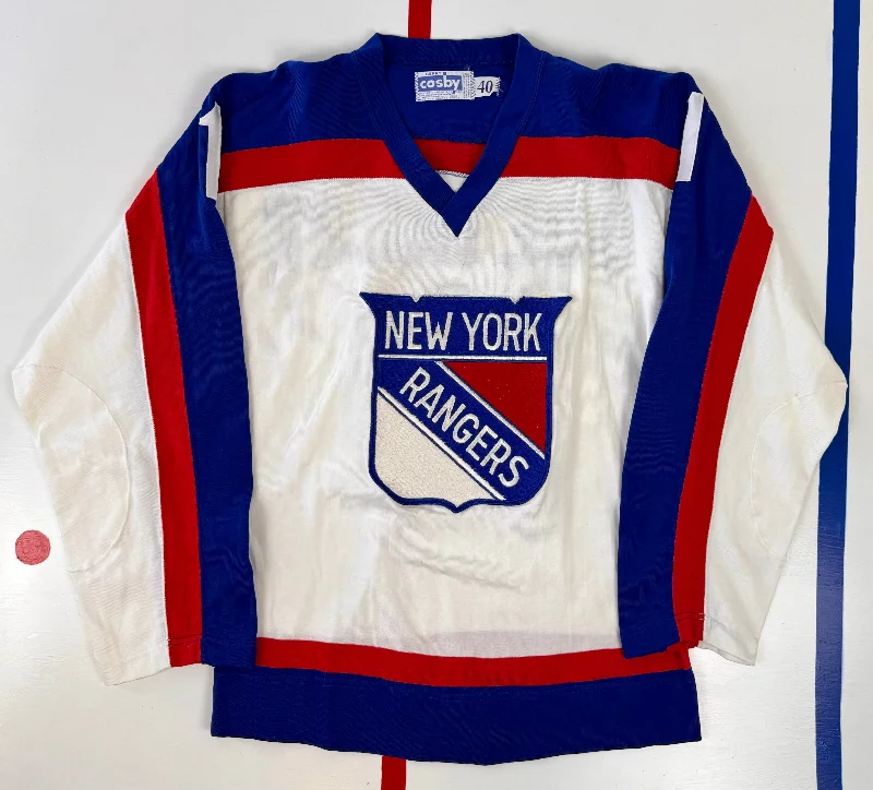 New York Rangers 1976-1977 Doug Soetaert NHL Hockey Jersey (40/Medium) Classic Men's Pin