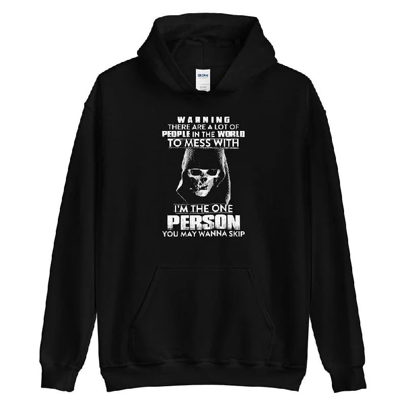 Warning There Are A Lot - Skull Hoodie - up to 5XL Hip Men's Retro