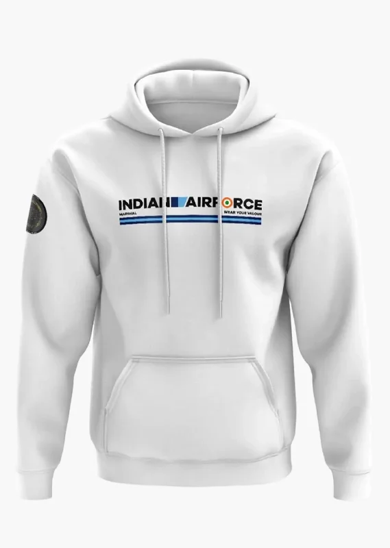 IAF Marshals Snow Soft Premium Hoodie Refined Men's European