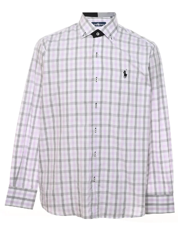 Ralph Lauren Checked Shirt - L Laid