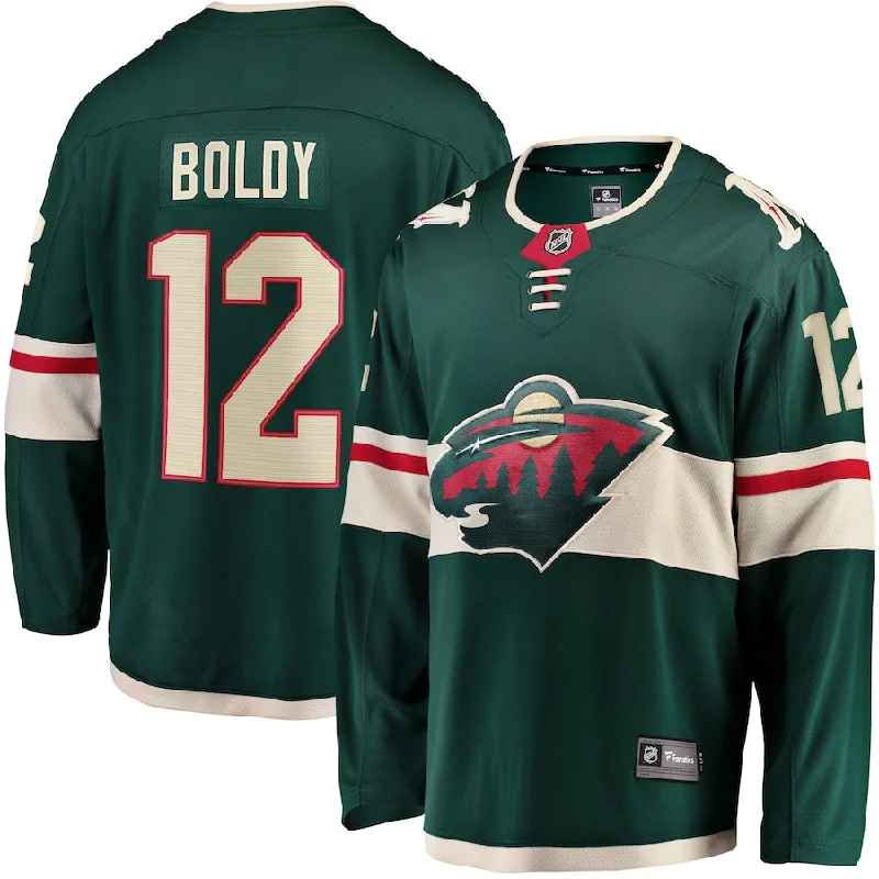 Matt Boldy Minnesota Wild Green Fanatics Breakaway Replica Jersey Stylish Men's Neon