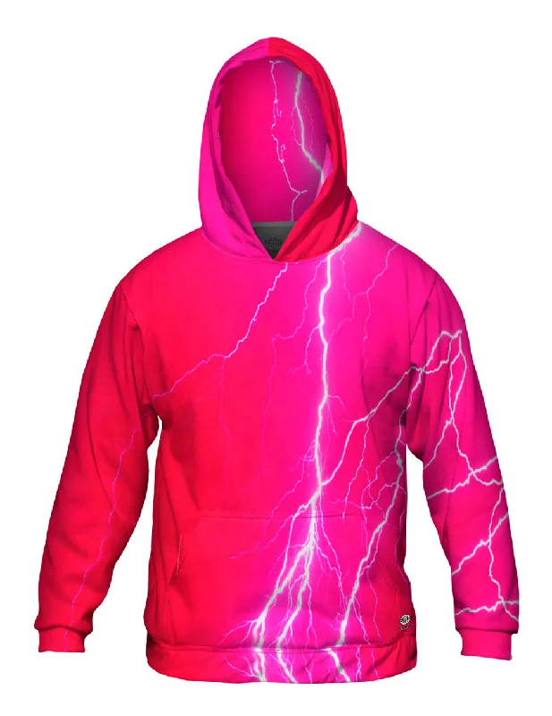 Lightning Storm Pink Stylish Men's Neon