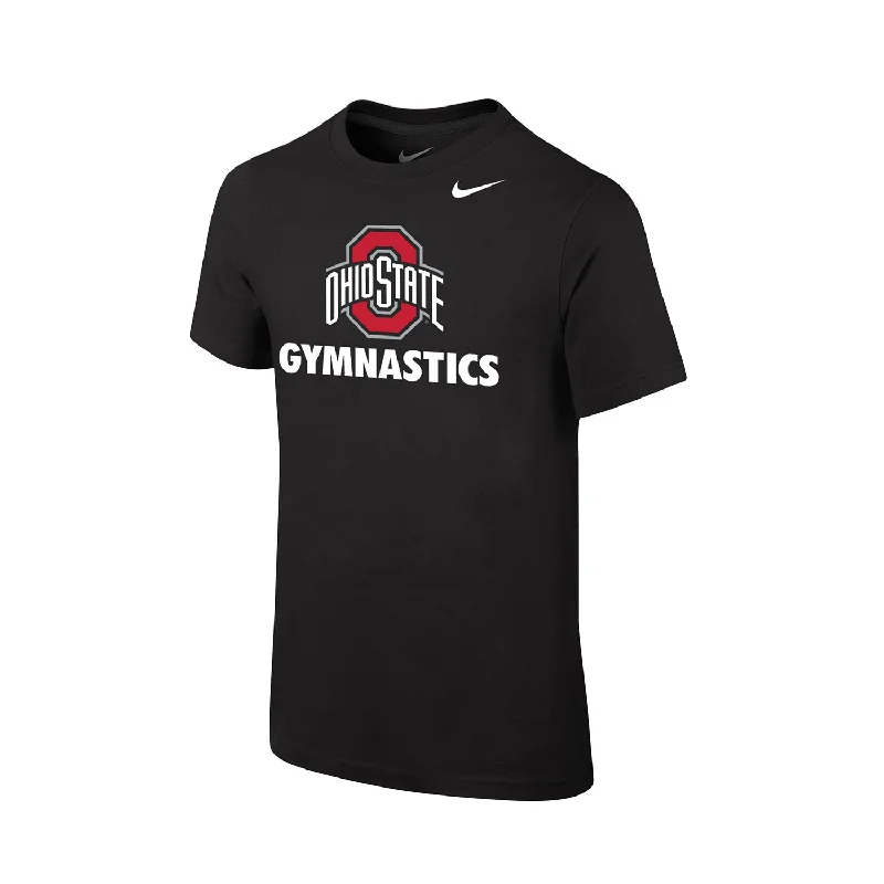 Youth Ohio State Buckeyes Nike Gymnastics Black T-Shirt Vintage Men's 1970S Disco