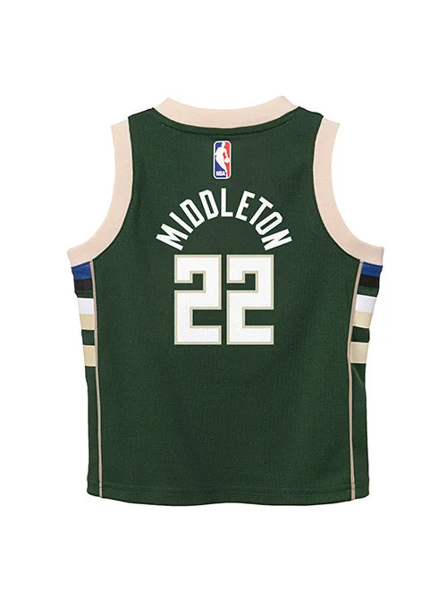 Toddler Nike Icon Khris Middleton Milwaukee Bucks Replica Jersey Tough Men's Tactical