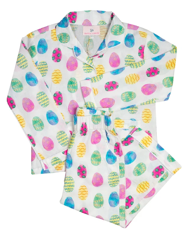 Easter Egg Pajamas in Pastel Pink-FINAL SALE Adventure