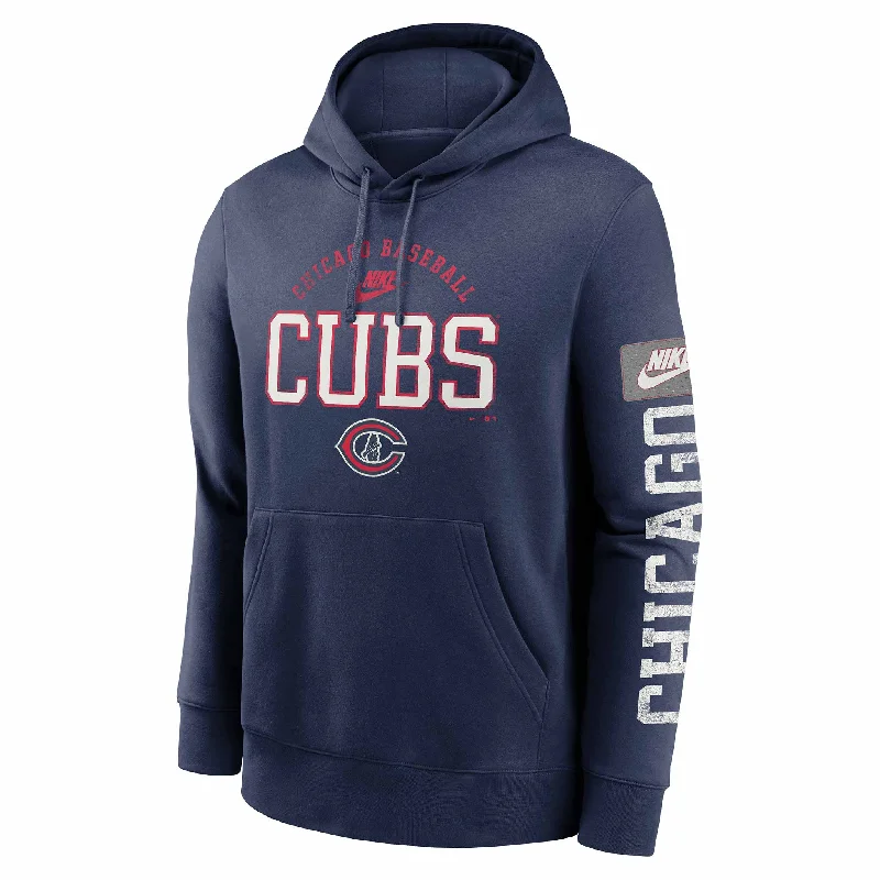 Chicago Cubs Nike Cooperstown Splitter 1912 Club Hooded Sweatshirt Youthful Men's Pop