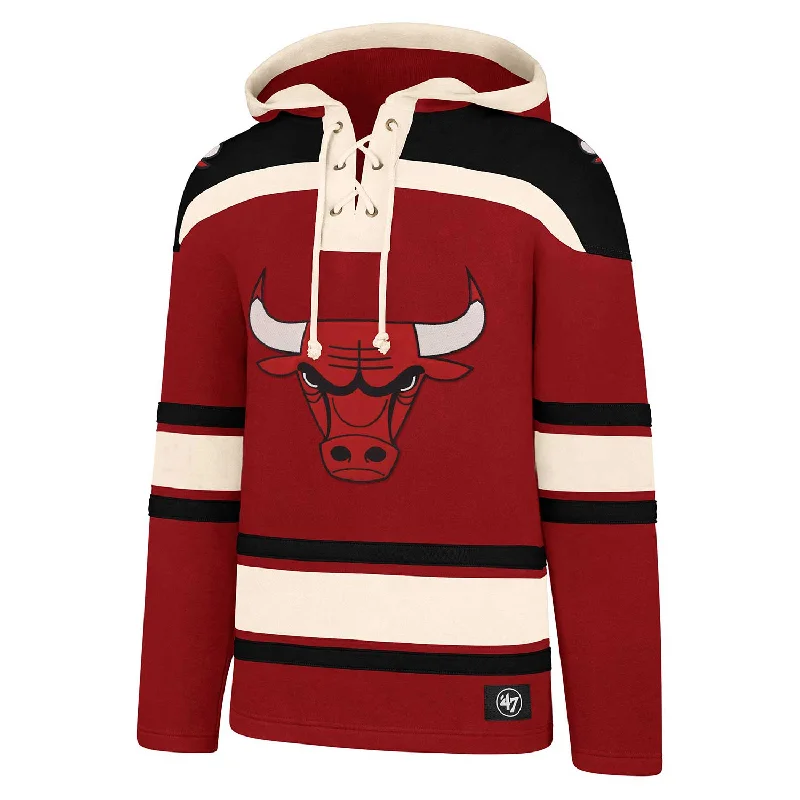 Chicago Bulls Superior Lacer Hooded Sweatshirt Lumberjack