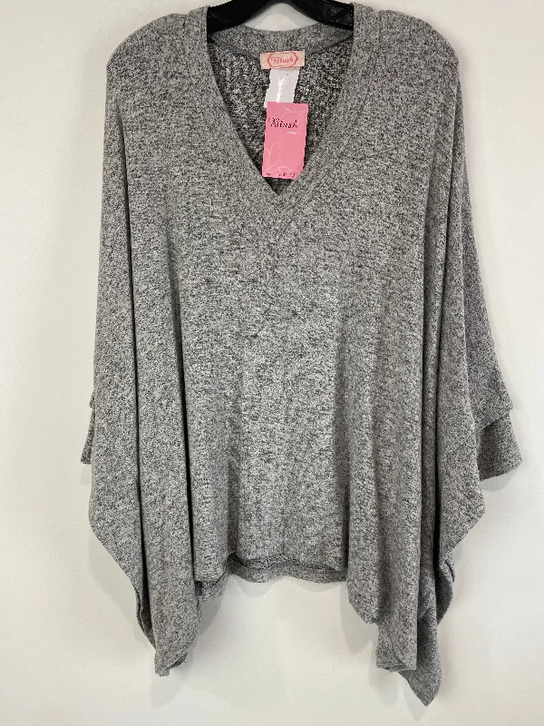 Top 3/4 Sleeve By Blush In Grey, Size: S Tough Men's Tactical