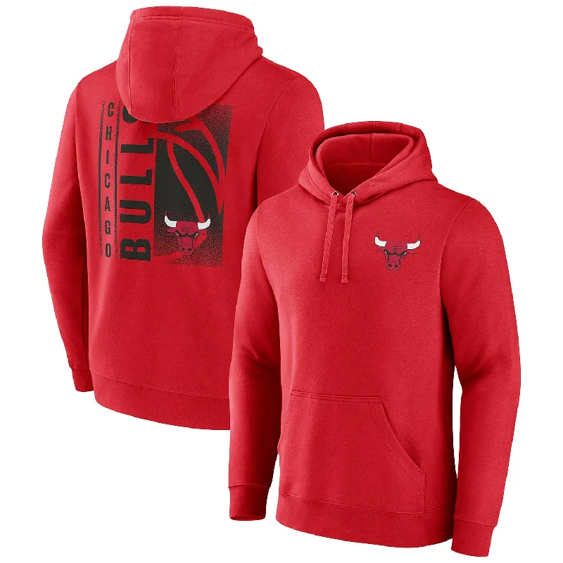 Chicago Bulls For The Team Pullover Hooded Sweatshirt Tough Men's Tactical