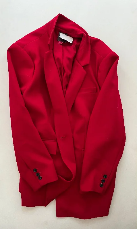 Blazer By Vince Camuto In Red, Size: 3x Bold Men's Statement