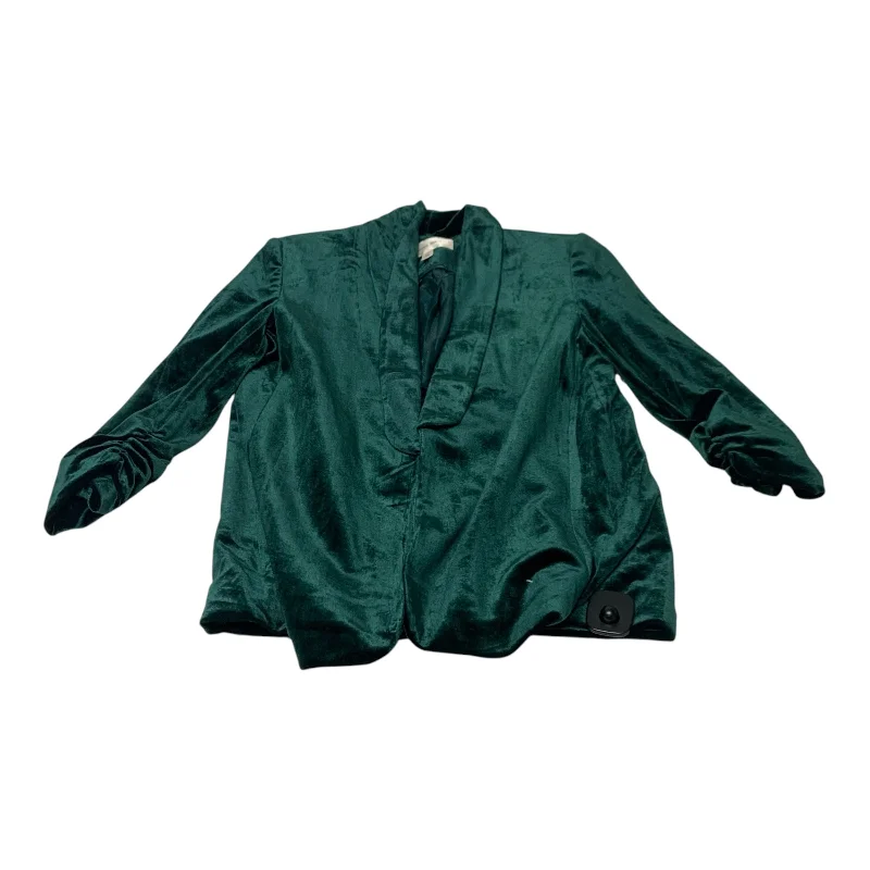 Blazer By Clothes Mentor In Green, Size: M Cozy Men's Winter