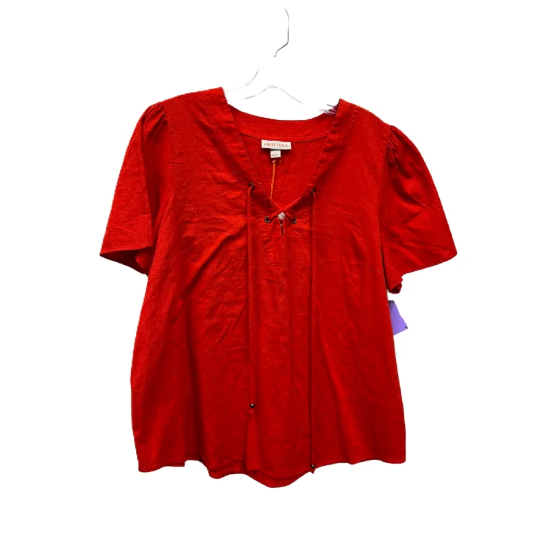 Top Short Sleeve By Knox Rose  Size: L Organic