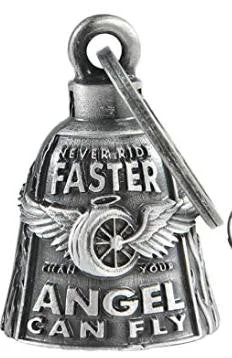 Motorcycle Bell - Never Ride Faster Polished Men's Satin