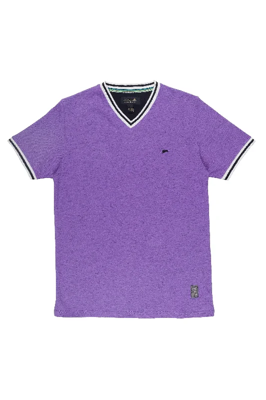 Owen | Men's French Terry Vee Neck Tee Sophisticated Men's 