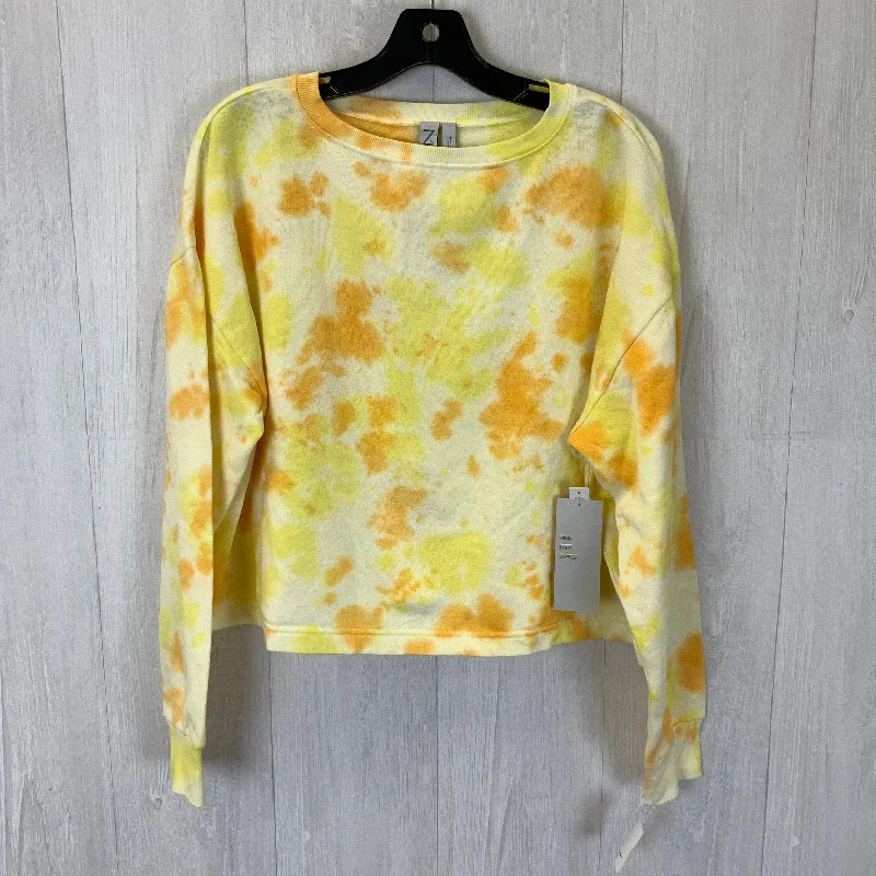 Top Long Sleeve By Zella In Tie Dye Print, Size: M Monochromatic All