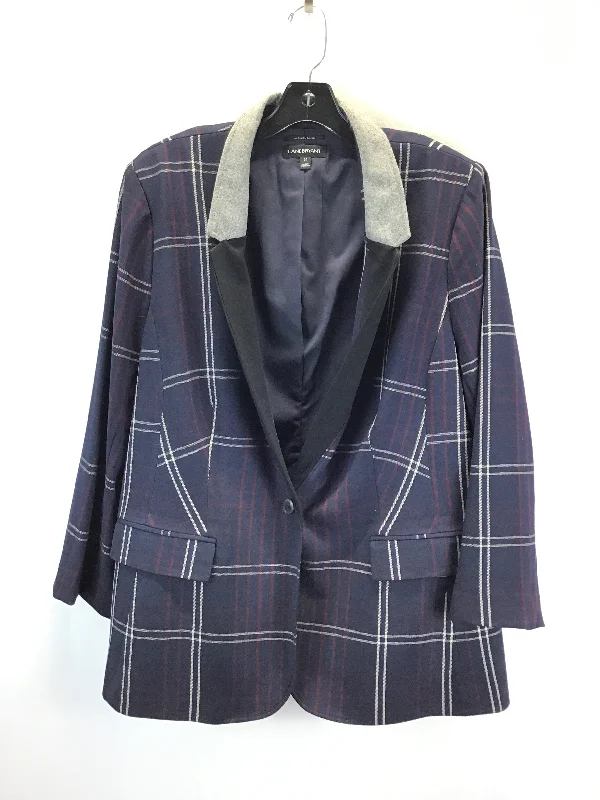 Blazer By Lane Bryant In Checkered Pattern, Size: 20 Relaxed Men's Australian 