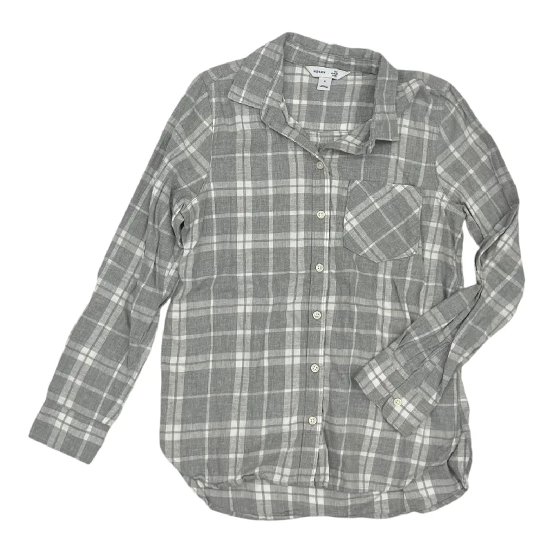 Top Ls By Old Navy In Grey & White, Size:M Dynamic Men's Moto