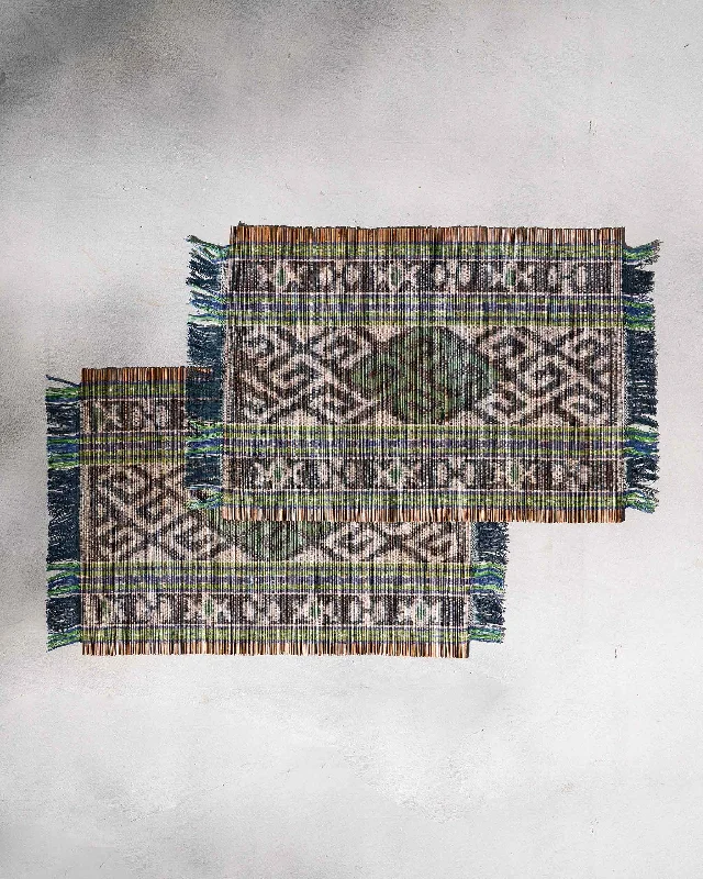 Sitara Ikat Placemat - Green Sharp Men's Italian