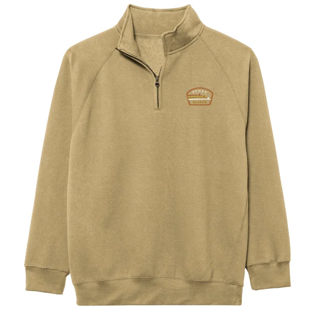 Men's Stone Harbor Benchmark Quarter Zip - Vegas Gold Cozy Men's Winter