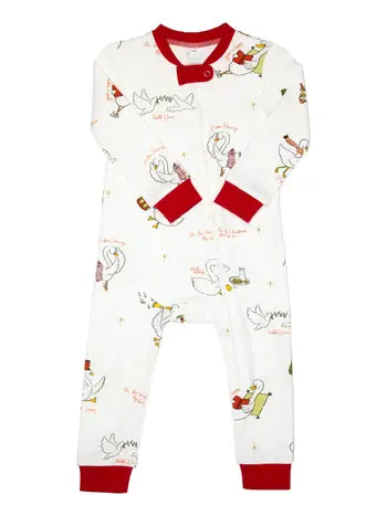 12 Days of Christmas Onesie Artistic Men's Hand