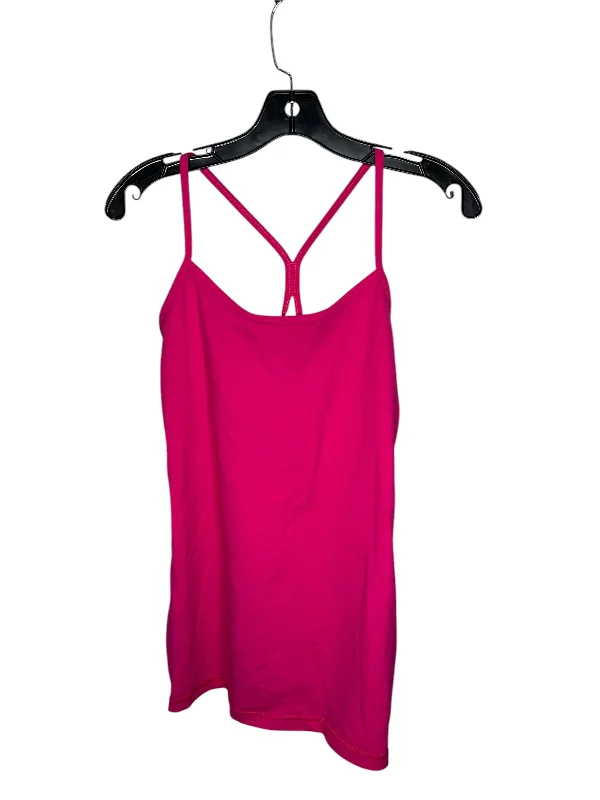 Athletic Tank Top By Lululemon In Pink, Size: 10 Casual Men's Japanese 