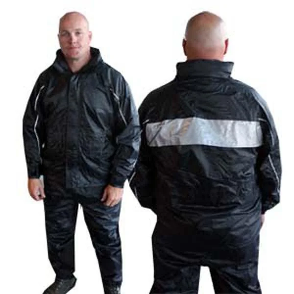 Rain Suit Black Artistic Men's Avant