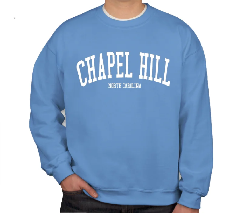 SHB Carolina Blue Chapel Hill NC Crewneck Sweatshirt Youthful Men's Anime