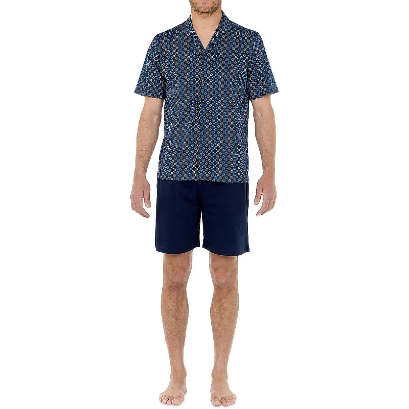 HOM Mens Cotton 2 PC Short Set British Gentleman Style