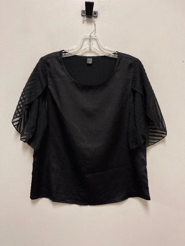 Top 3/4 Sleeve By Shein In Black, Size: M Edgy Men's Punk