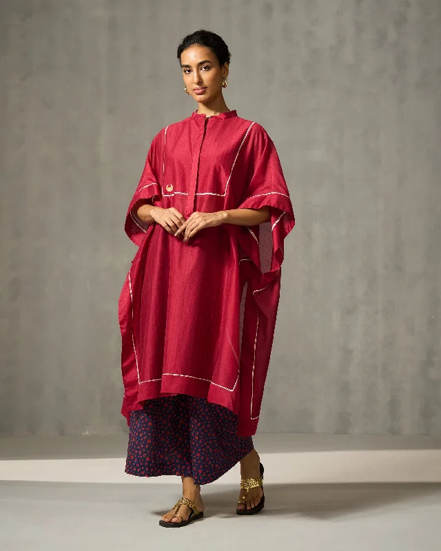 Souk Kurta - Red Stripes Organic