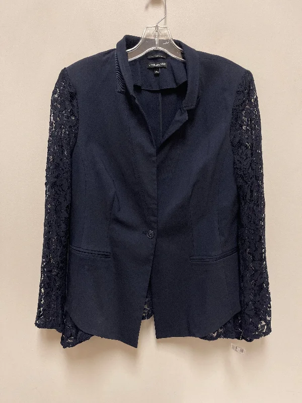 Blazer By Lane Bryant In Navy, Size: Xl Elegant Men's Cashmere