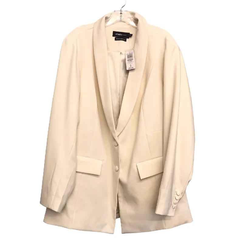 Blazer By Torrid In Cream, Size: 4x Hip Men's Retro