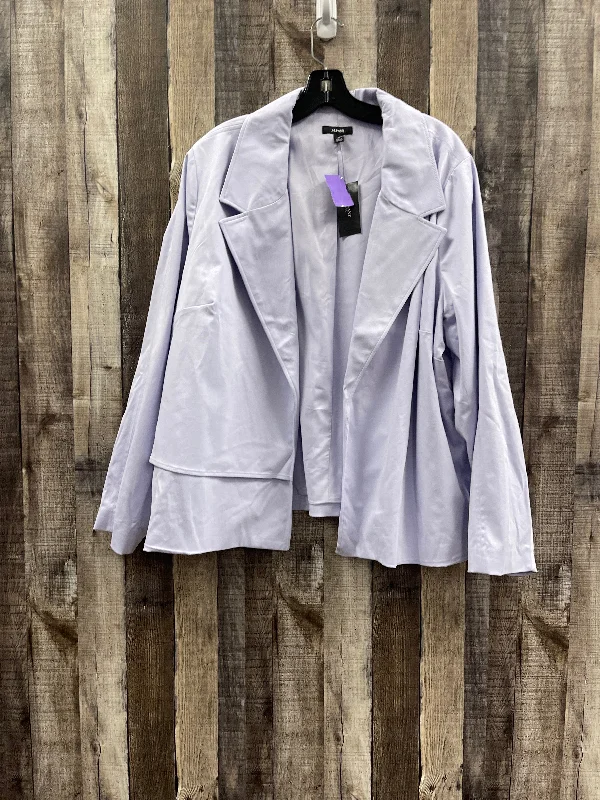 Purple Blazer Alfani, Size 3x Streetwear Style