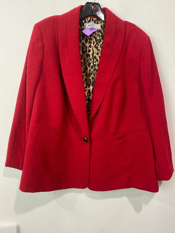 Red Blazer Kasper, Size 2x Adventure