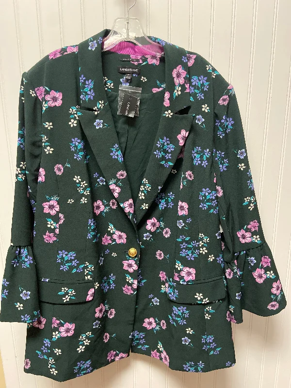 Blazer By Lane Bryant In Green, Size: 3x Unique Men's Patch