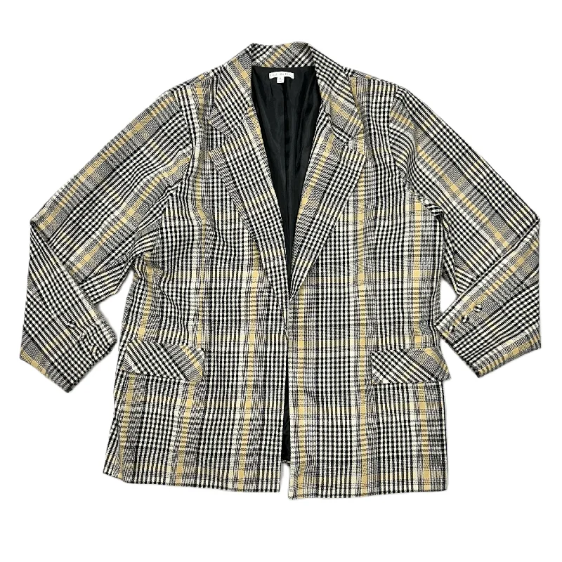 Blazer By Ophelia Roe In Black & Cream, Size: 3x Tough Men's Tactical