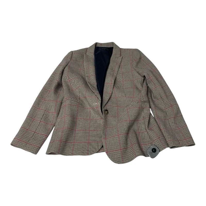 Blazer By J. Crew In Brown & Red, Size: S Traditional Men's Wool