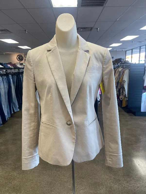 Blazer By Ann Taylor In Tan, Size: Xs Elegant Men's Cashmere