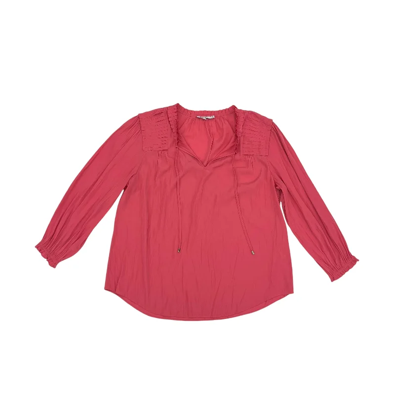 Top Ls By Chicos In Pink, Size:L Trendy Men's Bucket