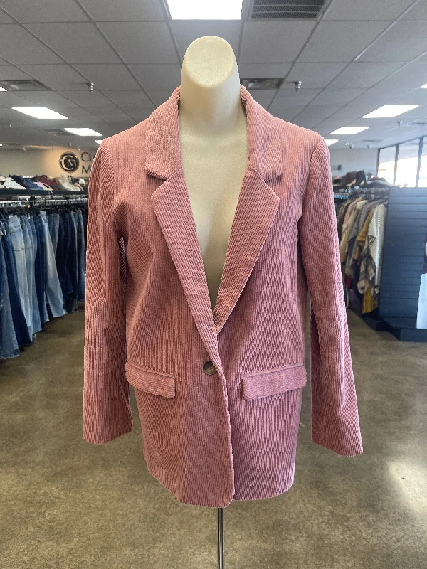 Blazer By Clothes Mentor In Pink, Size: S Organic