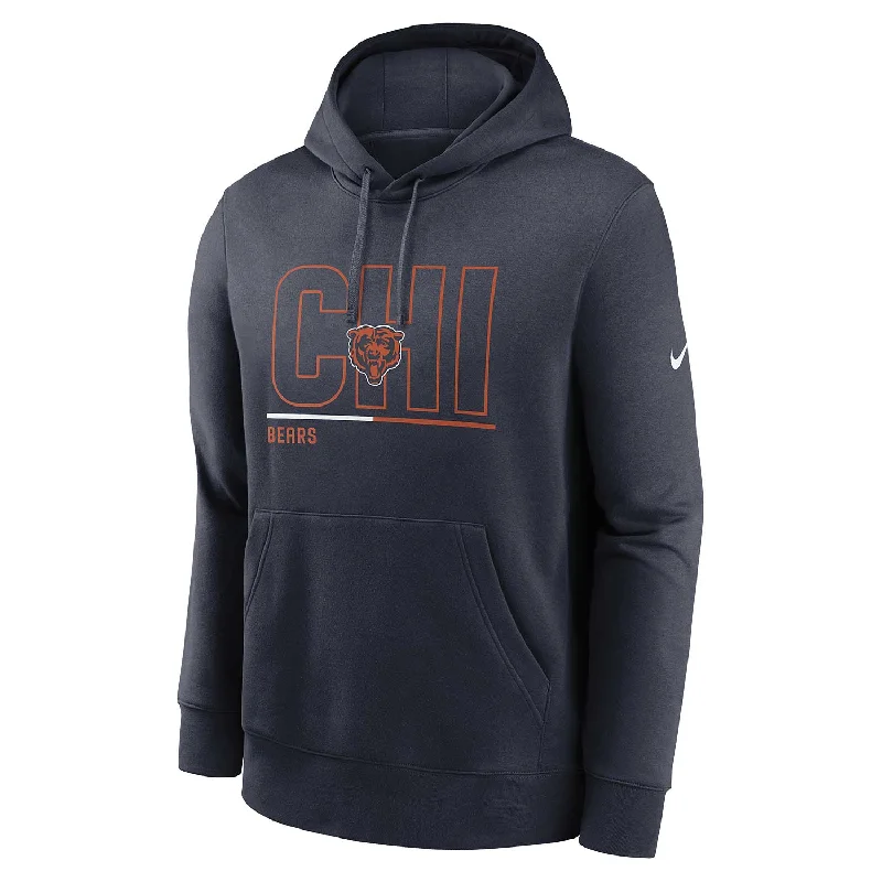 Chicago Bears Nike City Club Hooded Sweatshirt Sporty Men's Tennis