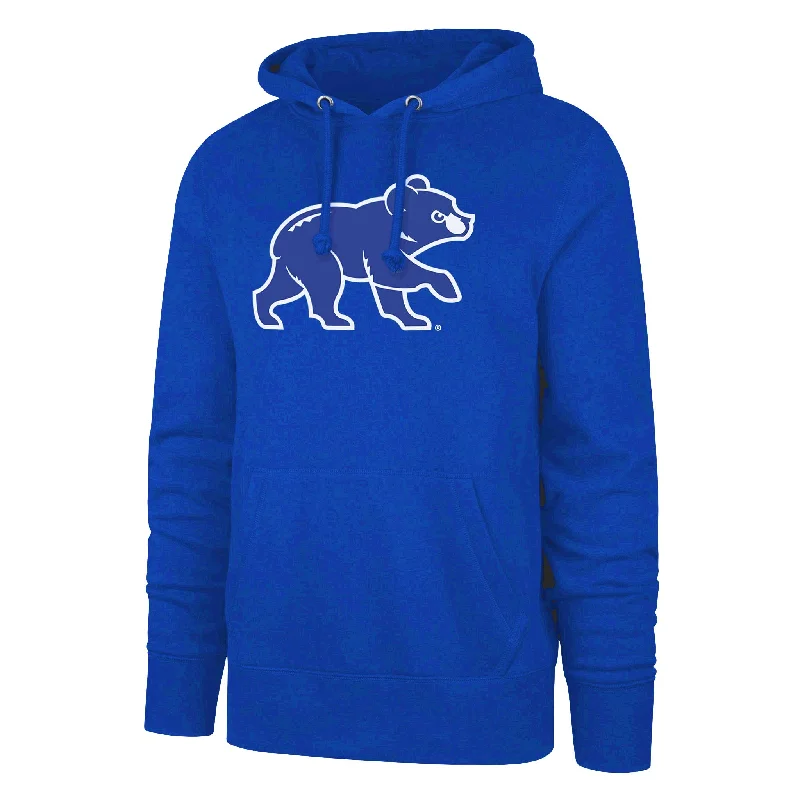 Chicago Cubs Spring Training Bear Royal Blue Hooded Sweatshirt Cool Men's Skate