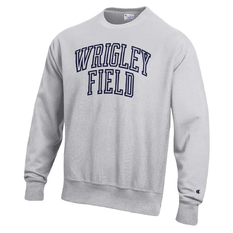 Wrigley Field Champion Reverse Weave Crew Sweatshirt Preppy Men's College