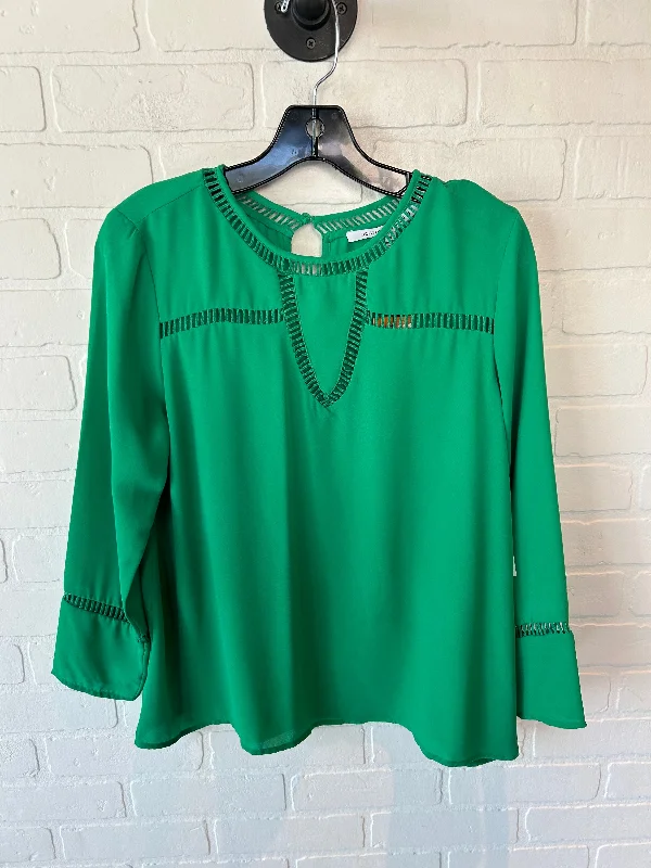 Top Long Sleeve By Collective Concepts In Green, Size: S Traditional Men's Wool