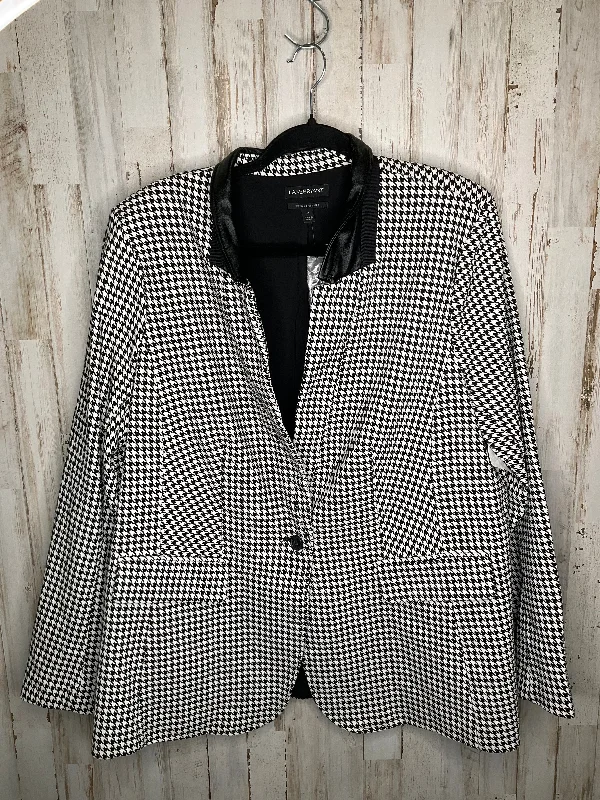 Black & White Blazer Lane Bryant, Size 2x Unique Men's Upcycled