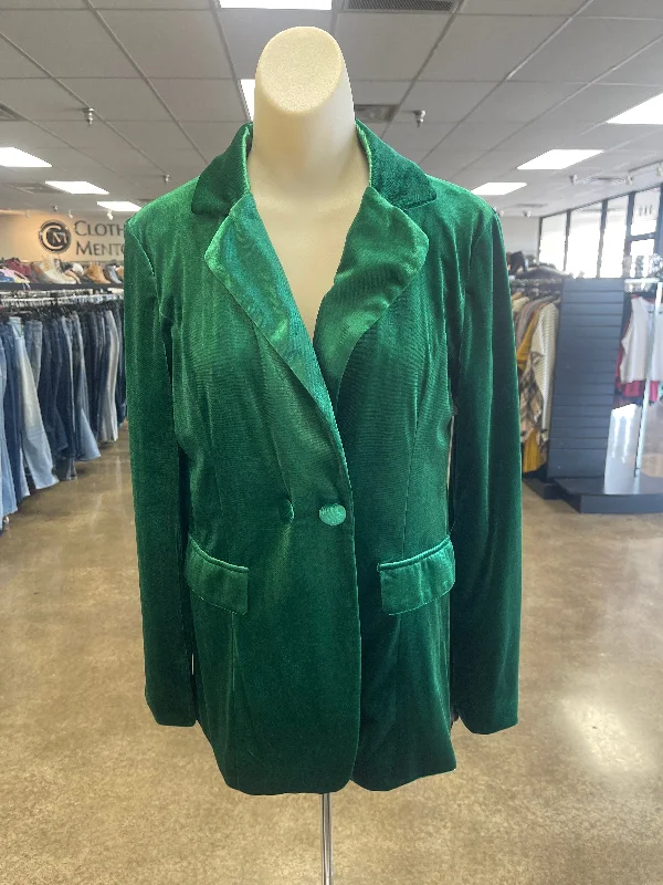 Blazer By Clothes Mentor In Green, Size: S Beach