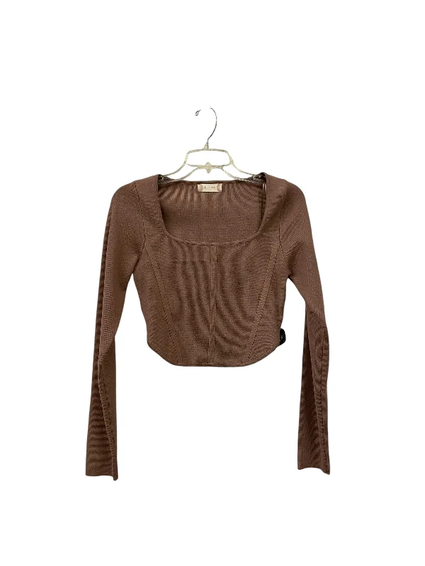 Top Long Sleeve By Altard State In Brown, Size: M Adventure